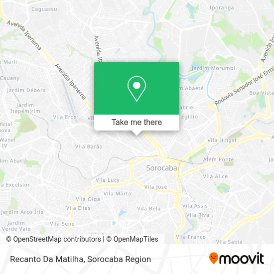 Recanto Da Matilha map