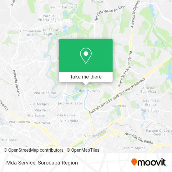 Mda Service map