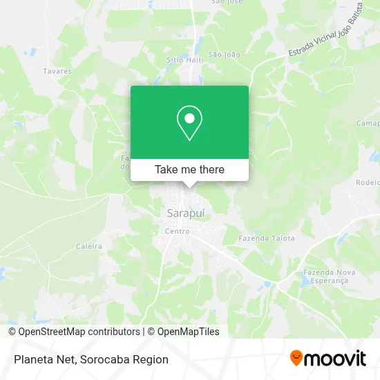 Planeta Net map