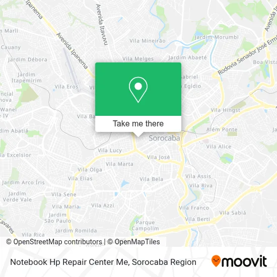 Notebook Hp Repair Center Me map