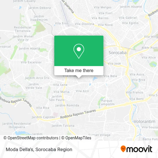 Moda Della's map