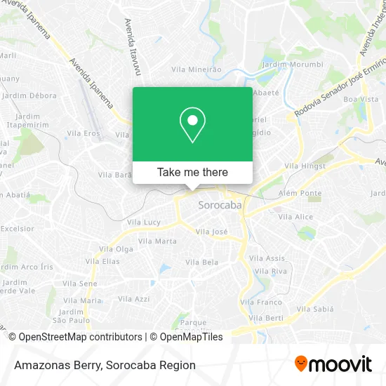 Amazonas Berry map
