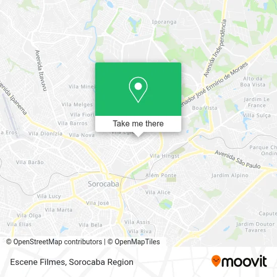 Escene Filmes map