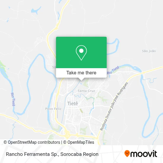 Rancho Ferramenta Sp. map