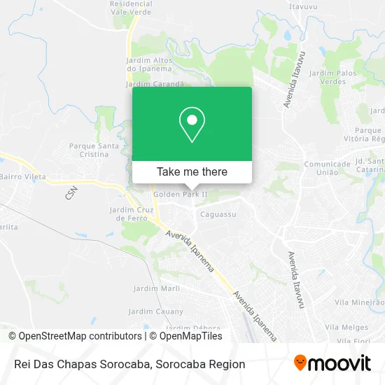 Rei Das Chapas Sorocaba map