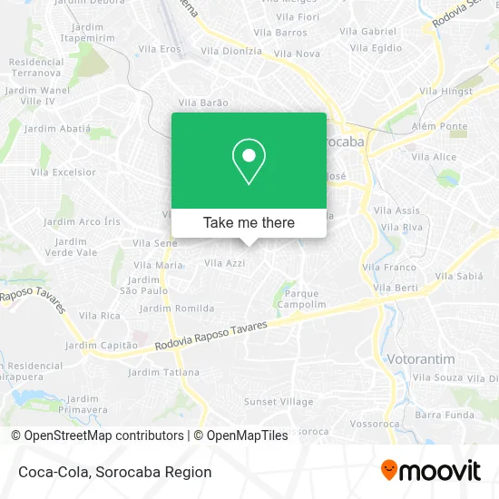 Coca-Cola map