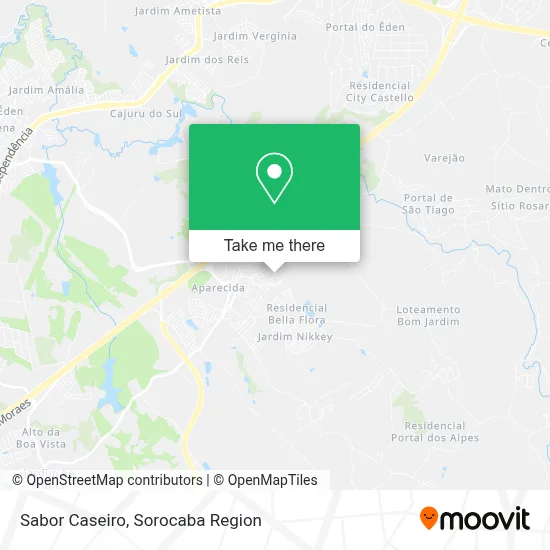 Sabor Caseiro map
