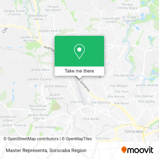 Master Representa map