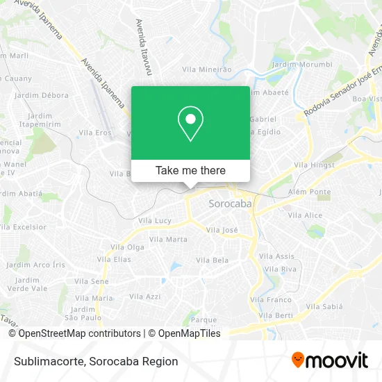 Sublimacorte map