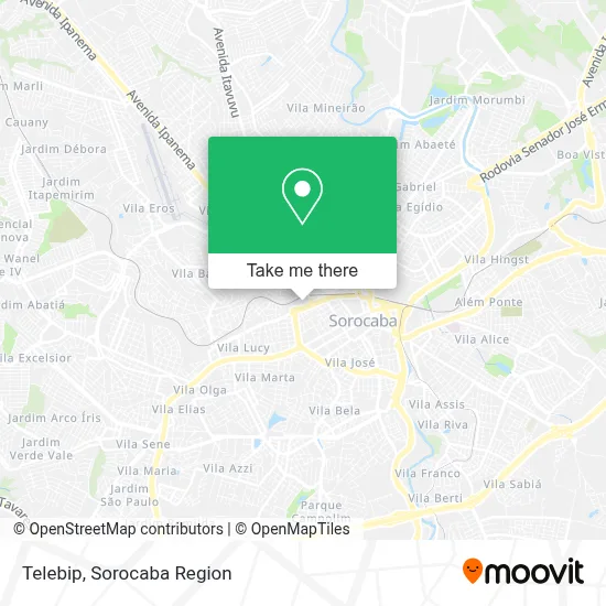 Telebip map