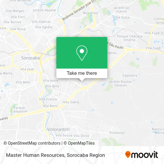 Master Human Resources map