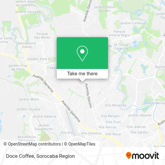 Doce Coffee map