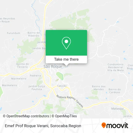 Emef Prof Roque Verani map