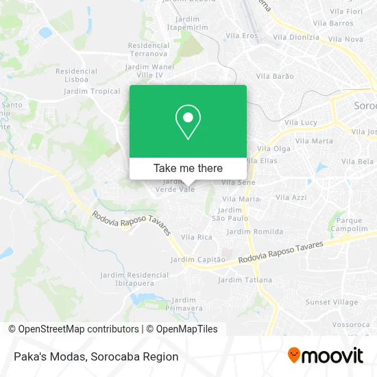 Paka's Modas map