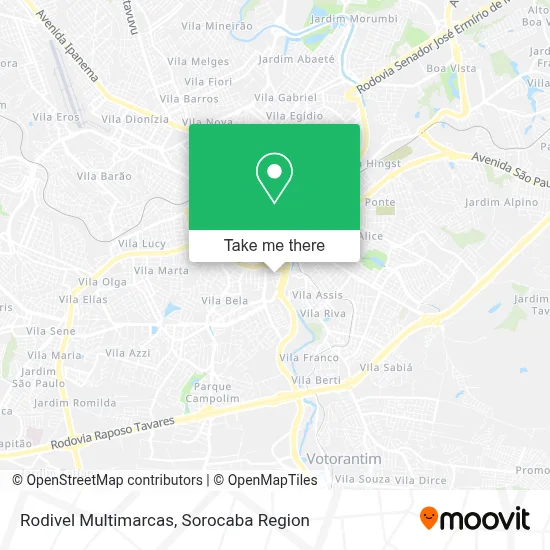 Rodivel Multimarcas map