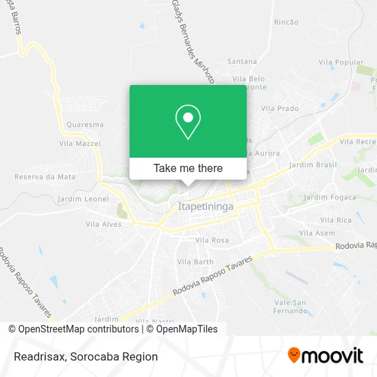 Readrisax map