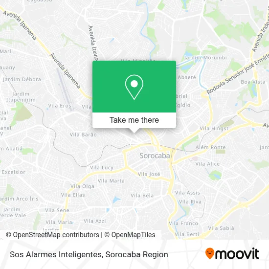 Sos Alarmes Inteligentes map