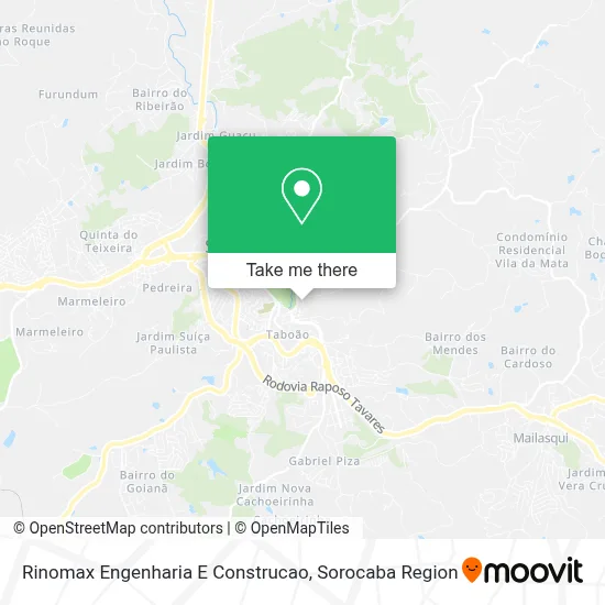 Rinomax Engenharia E Construcao map