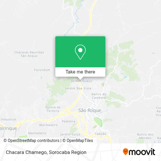 Chacara Chamego map