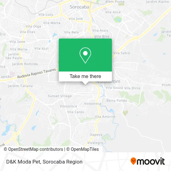 D&K Moda Pet map