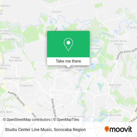 Studio Center Line Music map