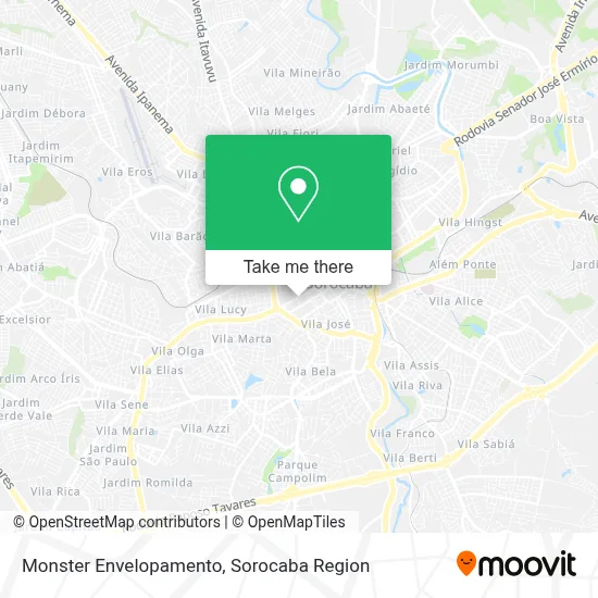 Monster Envelopamento map