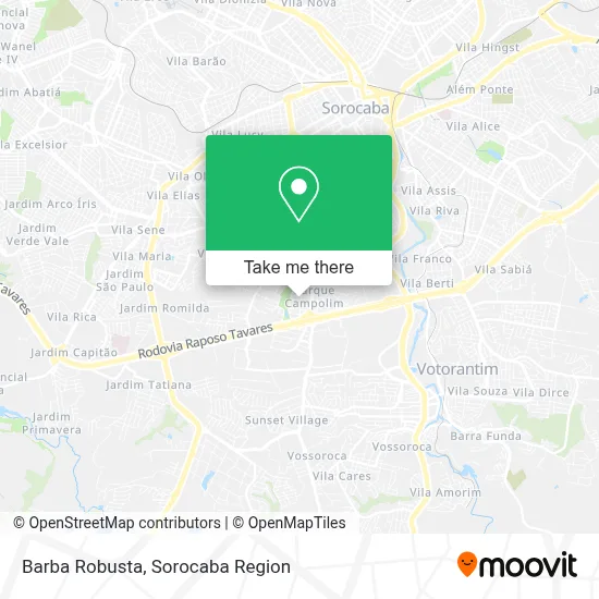 Barba Robusta map