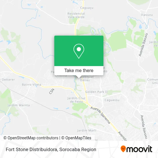 Fort Stone Distribuidora map