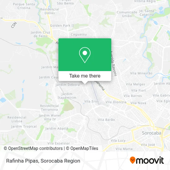 Rafinha Pipas map