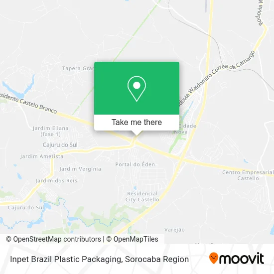 Inpet Brazil Plastic Packaging map