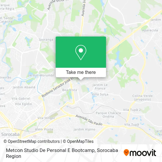 Metcon Studio De Personal E Bootcamp map