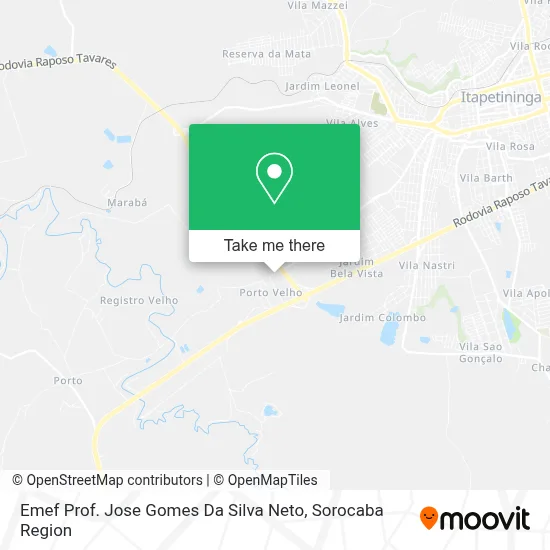 Emef Prof. Jose Gomes Da Silva Neto map