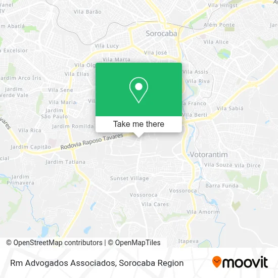 Rm Advogados Associados map