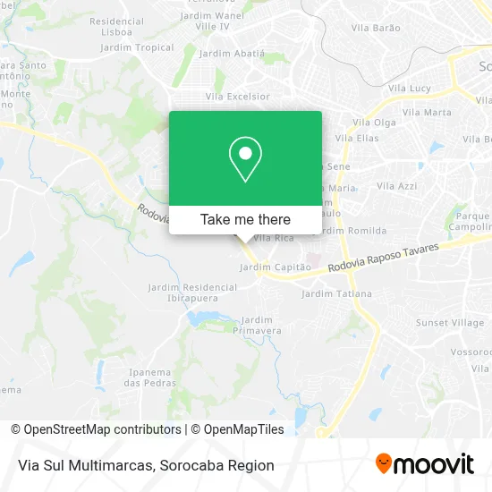 Via Sul Multimarcas map
