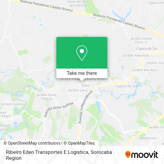 Ribeiro Eden Transportes E Logistica map