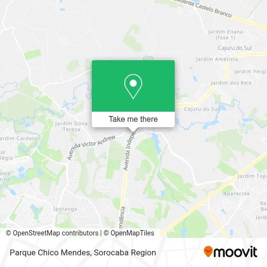 Parque Chico Mendes map