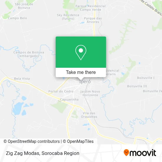 Zig Zag Modas map