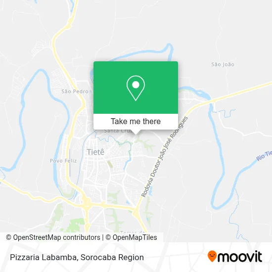 Pizzaria Labamba map