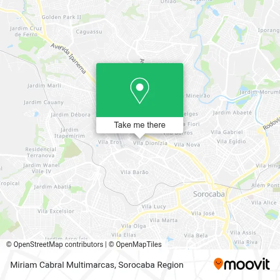 Miriam Cabral Multimarcas map