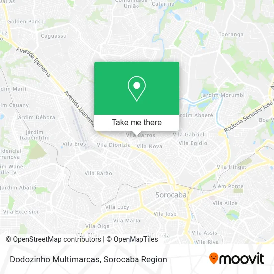 Dodozinho Multimarcas map