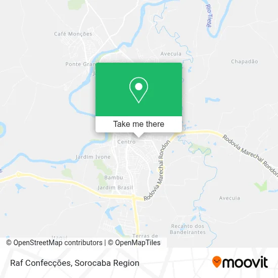 Raf Confecções map