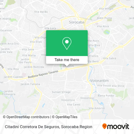 Citadini Corretora De Seguros map