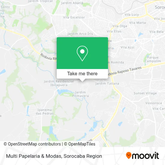 Multi Papelaria & Modas map