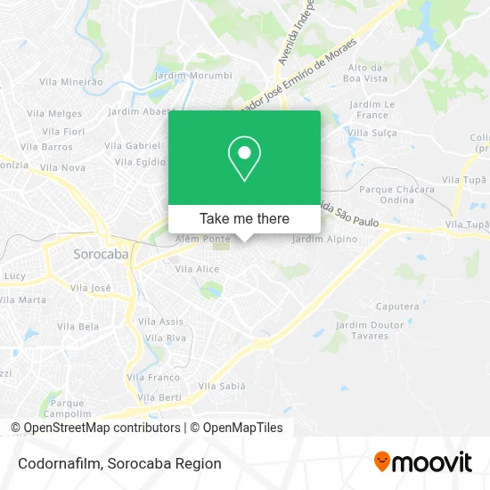 Codornafilm map
