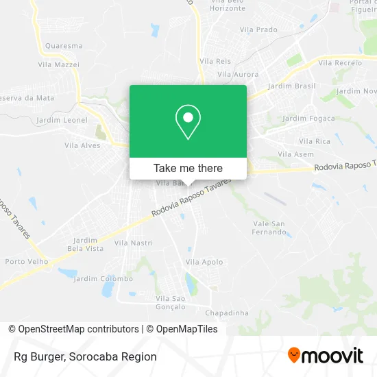 Rg Burger map