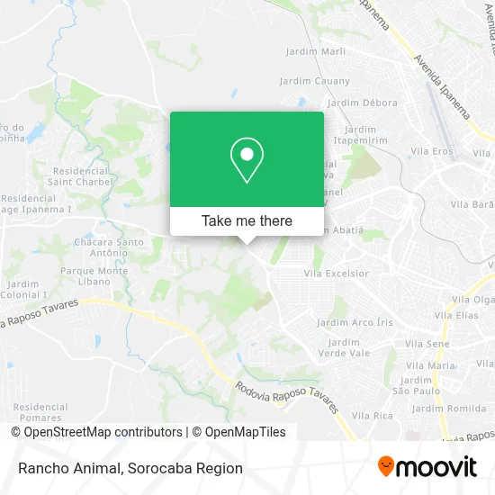 Rancho Animal map