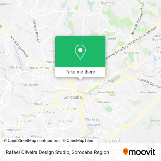 Rafael Oliveira Design Studio map