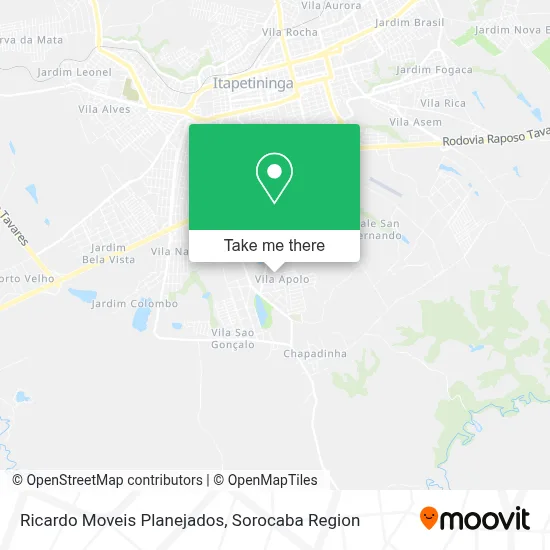 Ricardo Moveis Planejados map