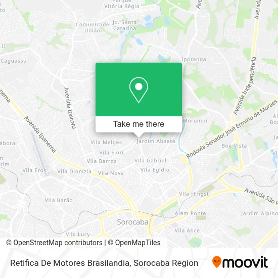 Retifica De Motores Brasilandia map