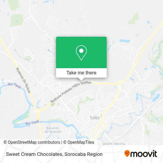 Sweet Cream Chocolates map